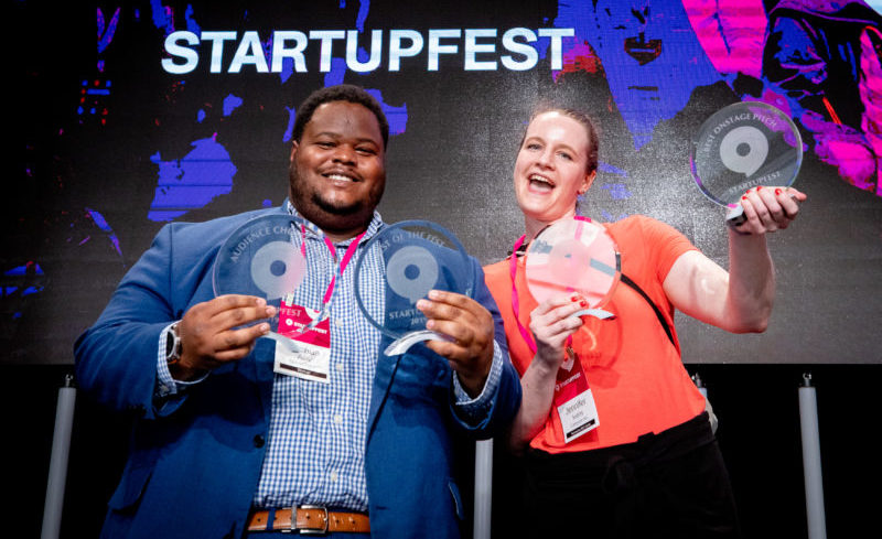 Prize winning startups at Startupfest 2019