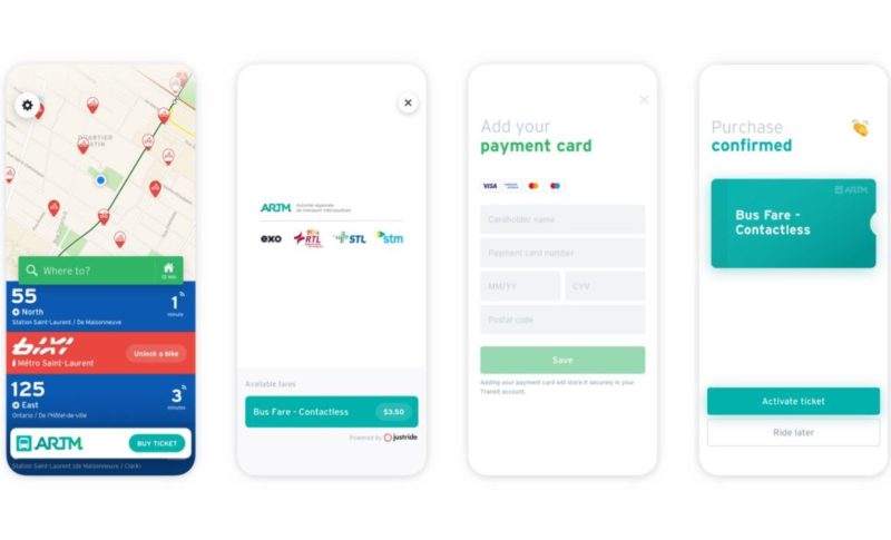 Transit App offering Touchless Fares on STM, EXO & others