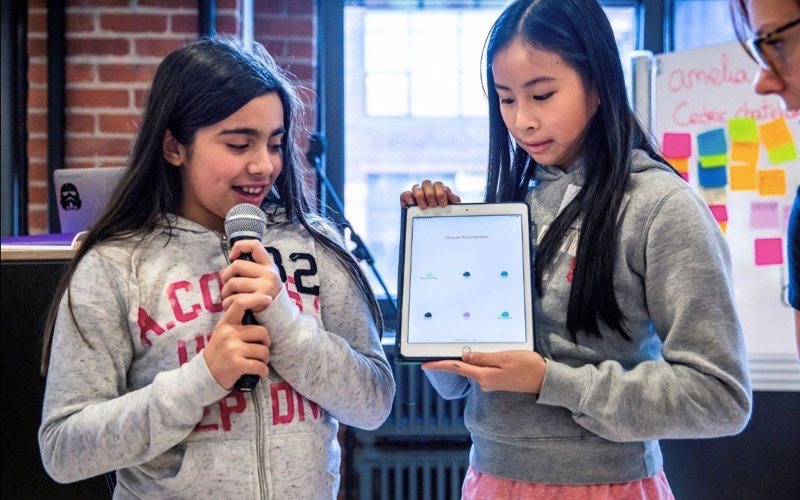 Girls showcase their apps solving local problems at Saturday’s Technovation Demo Day